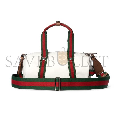 GUCCI SMALL PRINTED CANVAS DUFFLE BAG 816865 (30*16*15cm)