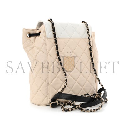 CHANEL GOATSKIN QUILTED SMALL BACKPACK 1192184 (23*22*11cm)