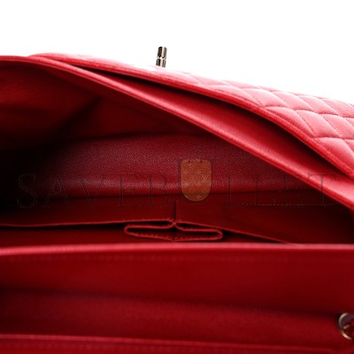 CHANEL MEDIUM DOUBLE FLAP RED 1189433 (25*15*6cm)