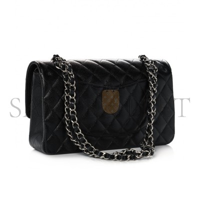 CHANEL CAVIAR QUILTED MEDIUM DOUBLE FLAP 1154144 (25*15*6cm)