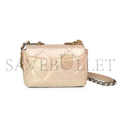 CHANEL IRIDESCENT MEDIUM 19 FLAP 1382980 (25*16*9cm)