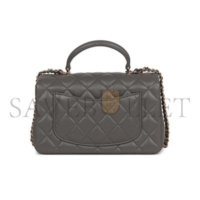 CHANEL MINI FLAP BAG WITH TOP HANDLE 1402157 (22*15*8cm)