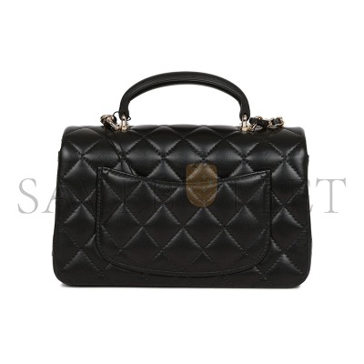 CHANEL MINI FLAP BAG WITH TOP HANDLE AS2431 (22*15*8cm)