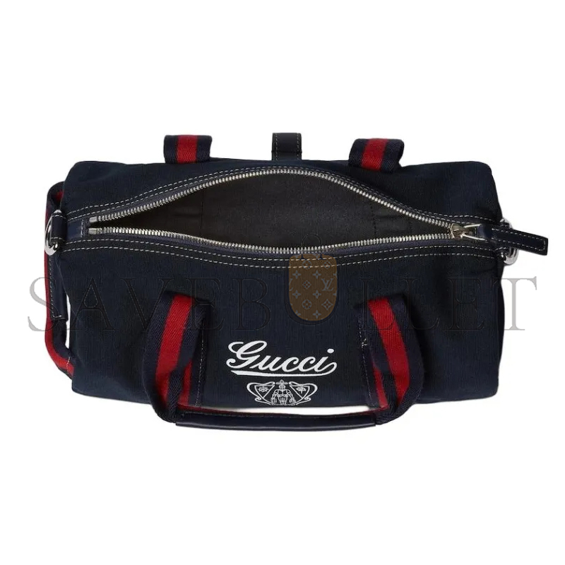 GUCCI SMALL PRINTED CANVAS DUFFLE BAG 816865 (30*16*15cm)