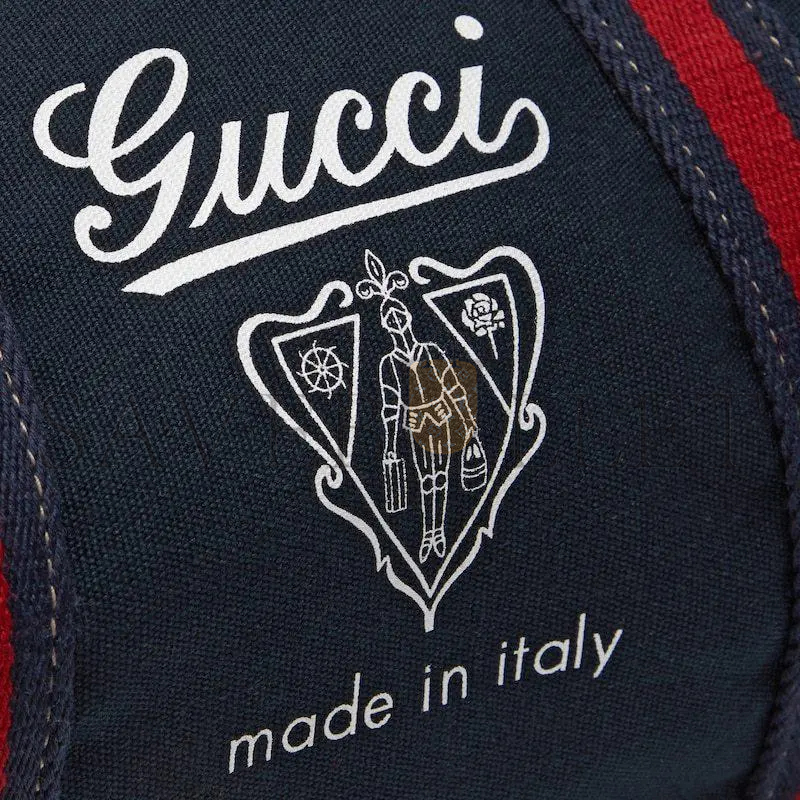 GUCCI SMALL PRINTED CANVAS DUFFLE BAG 816865 (30*16*15cm)
