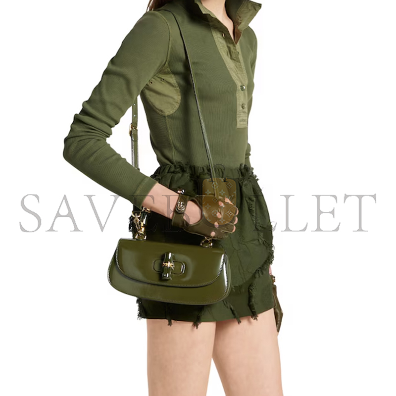 GUCCI GUCCI BAMBOO DIVA MEDIUM BAG ‎827750 (26.6*13*8cm)