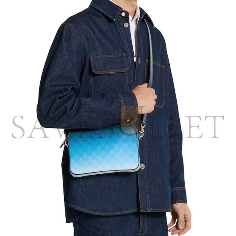 GUCCI CHROMA SMALL CROSSBODY BAG ‎835691 (25*16*4.5cm)