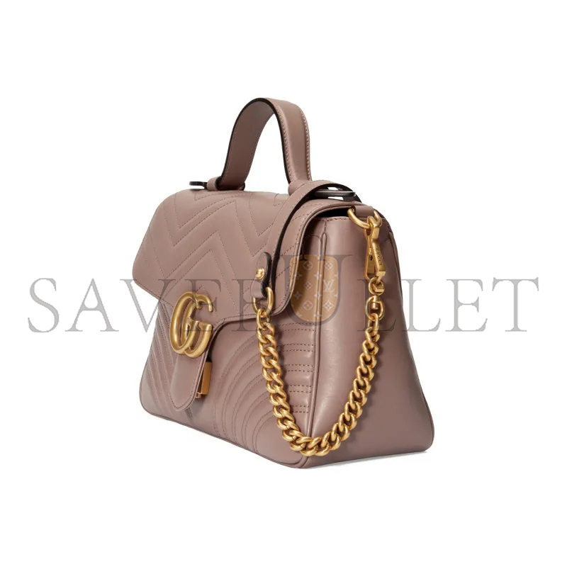 GUCCI GG MARMONT MEDIUM TOP HANDLE BAG ‎‎‎498110 (27*19*10.5cm)