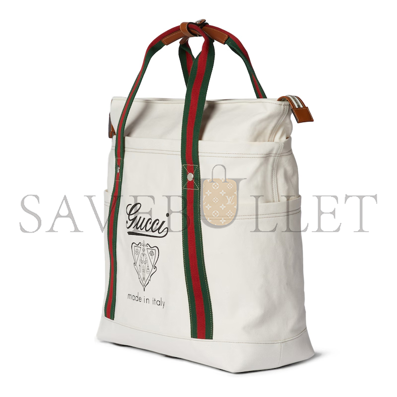 GUCCI PRINTED CANVAS LARGE TOTE BAG 816863 (39*45*19cm) GUCCI PRINTED CANVAS LARGE TOTE BAG 816863 (39*45*19cm)