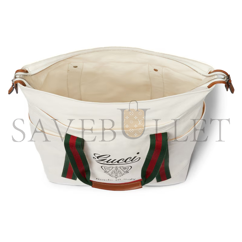 GUCCI PRINTED CANVAS LARGE TOTE BAG 816863 (39*45*19cm) GUCCI PRINTED CANVAS LARGE TOTE BAG 816863 (39*45*19cm)