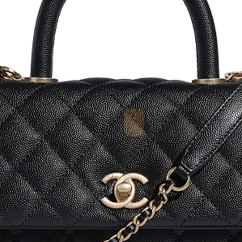 CHANEL FLAP BAG WITH TOP HANDLE A92990 B05061 94305 (23*14*10cm)
