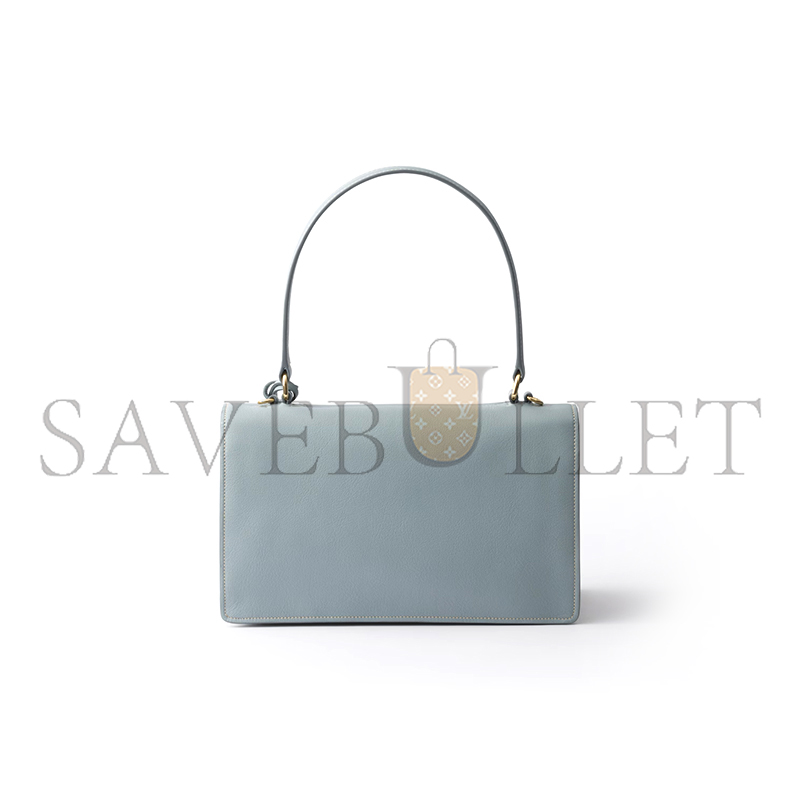 PRADA SOFT SOUND MEDIUM LEATHER SHOULDER BAG 1BN023 (28*16*10cm) PRADA SOFT SOUND MEDIUM LEATHER SHOULDER BAG 1BN023 (28*16*10cm)