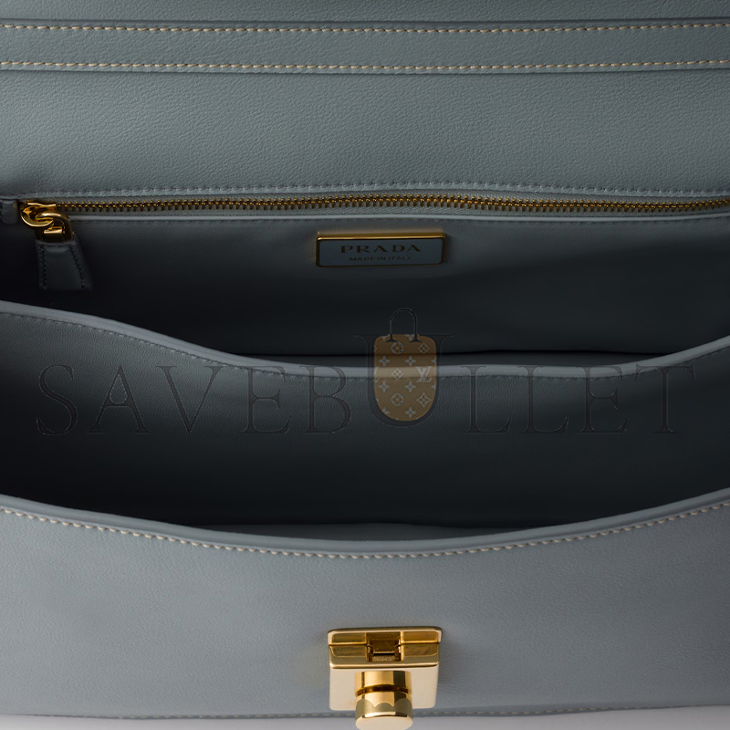 PRADA SOFT SOUND MEDIUM LEATHER SHOULDER BAG 1BN023 (28*16*10cm) PRADA SOFT SOUND MEDIUM LEATHER SHOULDER BAG 1BN023 (28*16*10cm)