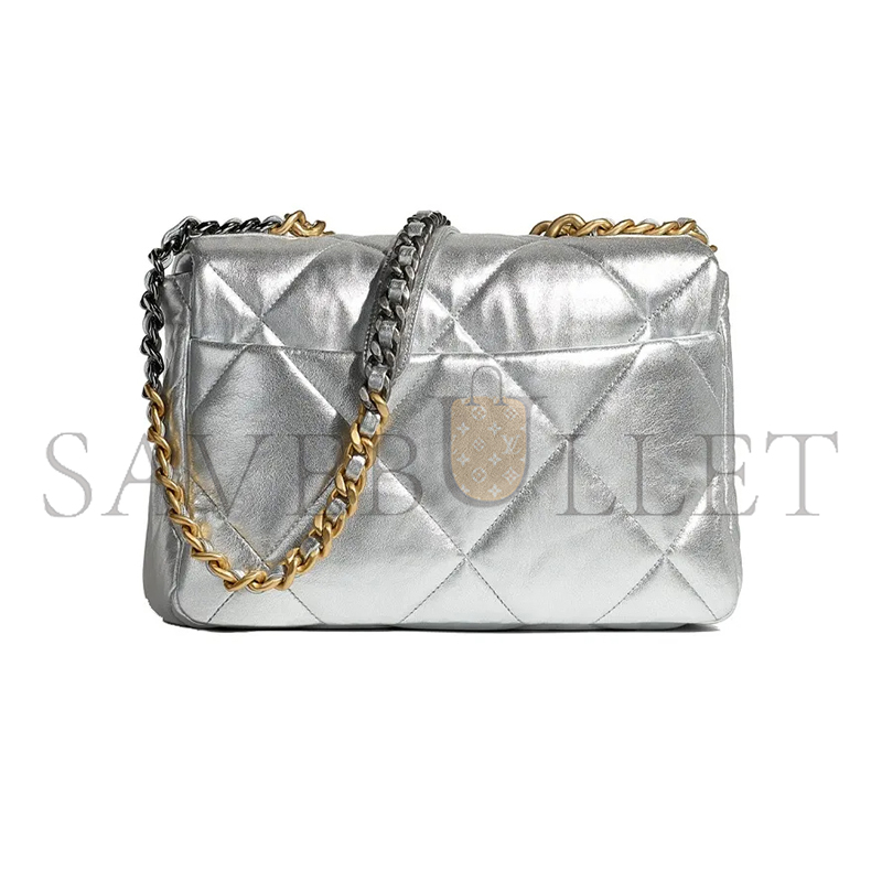 CHANEL METALLIC QUILTED 19 BAG AS1161 B05457 45002 (30*20*10cm)