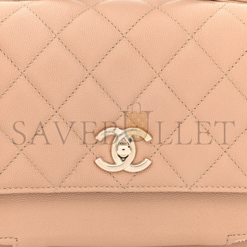 CHANEL CAVIAR QUILTED MEDIUM AFFINITY FLAP A93607 (23*17*8cm)