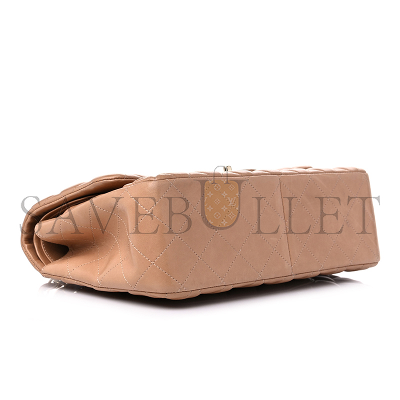 CHANEL LAMBSKIN QUILTED JUMBO DOUBLE FLAP 1206523 (30*20*9cm)