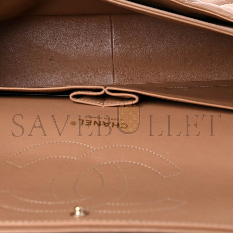 CHANEL LAMBSKIN QUILTED JUMBO DOUBLE FLAP 1206523 (30*20*9cm)