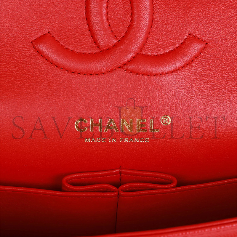 CHANEL MEDIUM CLASSIC DOUBLE FLAP BAG 1138709 (25*15*6cm)