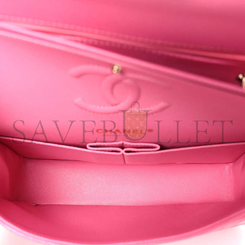 CHANEL CAVIAR QUILTED SMALL DOUBLE FLAP 1458294 (23*14.5*6cm)