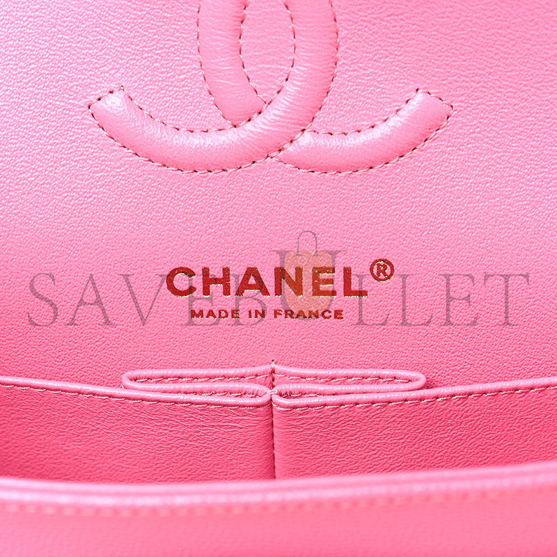 CHANEL CAVIAR QUILTED SMALL DOUBLE FLAP 1458294 (23*14.5*6cm)