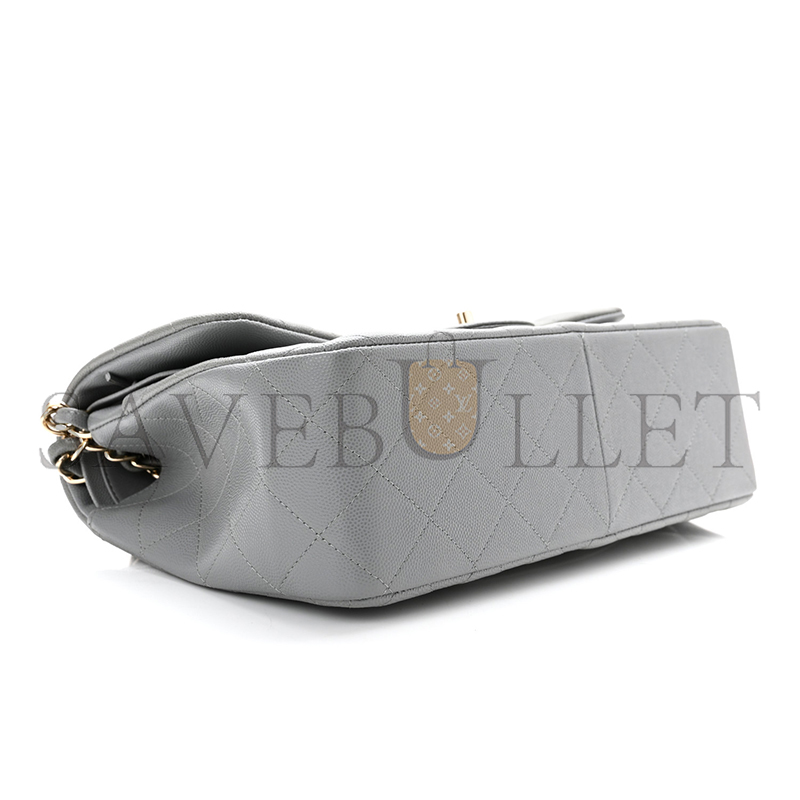 CHANEL CAVIAR QUILTED JUMBO DOUBLE FLAP 1179921 (30*20*9cm)