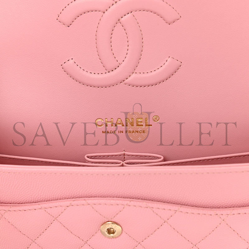 CHANEL CAVIAR QUILTED MEDIUM DOUBLE FLAP 1153705 (25*15*6cm)