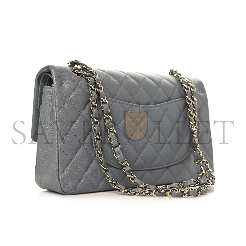 CHANEL CAVIAR QUILTED MEDIUM DOUBLE FLAP 1215620 (25*15*6cm)
