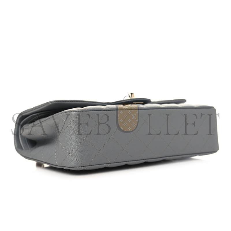 CHANEL CAVIAR QUILTED MEDIUM DOUBLE FLAP 1215620 (25*15*6cm)