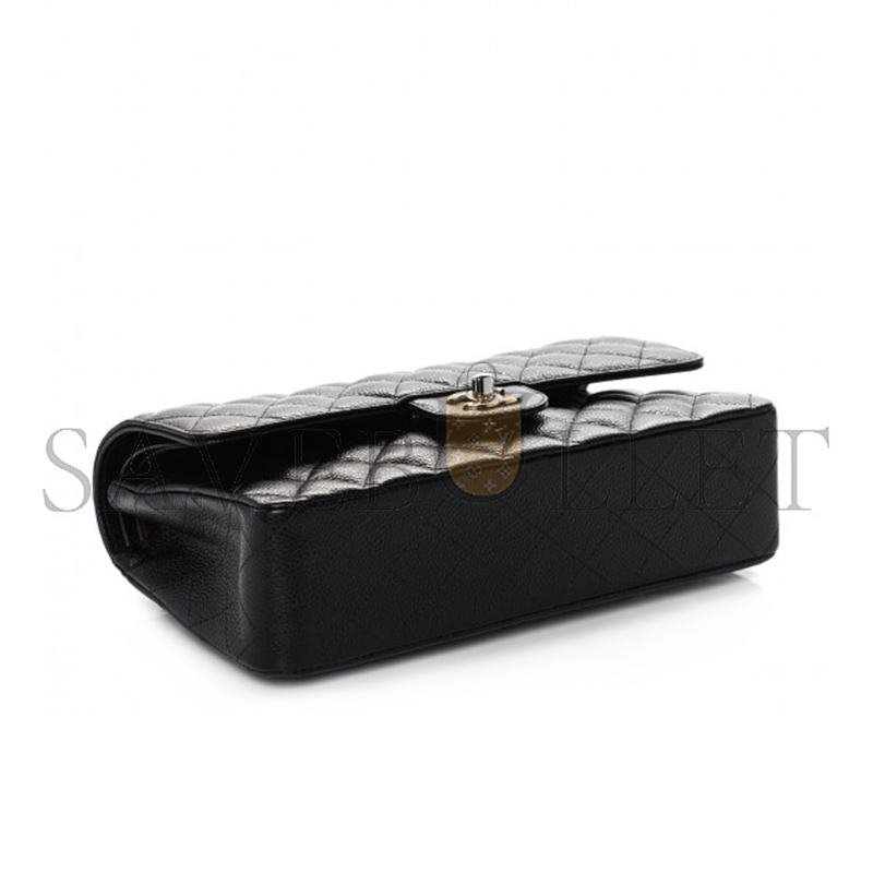 CHANEL CAVIAR QUILTED MEDIUM DOUBLE FLAP 1154144 (25*15*6cm)