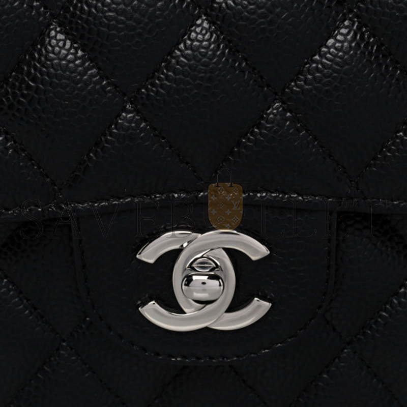 CHANEL CAVIAR QUILTED MEDIUM DOUBLE FLAP 1154144 (25*15*6cm)