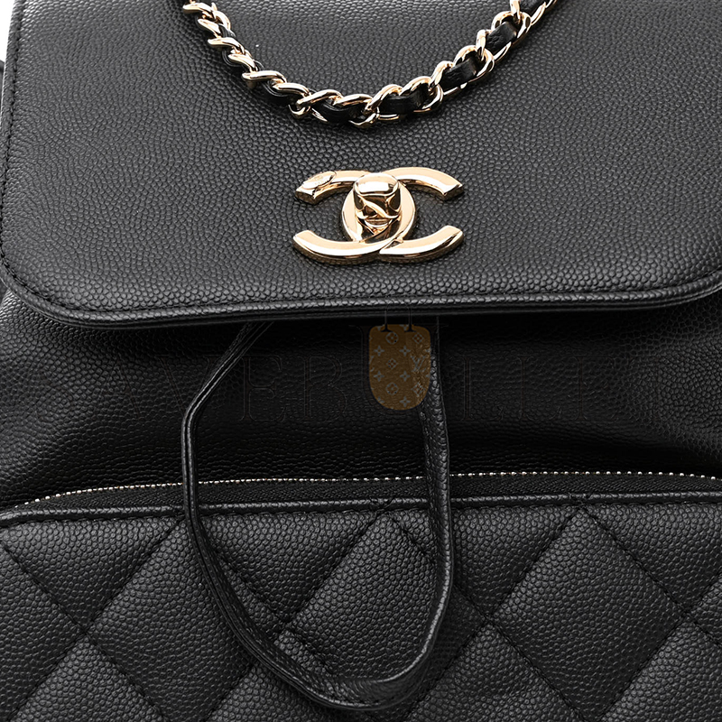 CHANEL CAVIAR QUILTED BUSINESS AFFINITY BACKPACK 1586970 (22*24*13cm)
