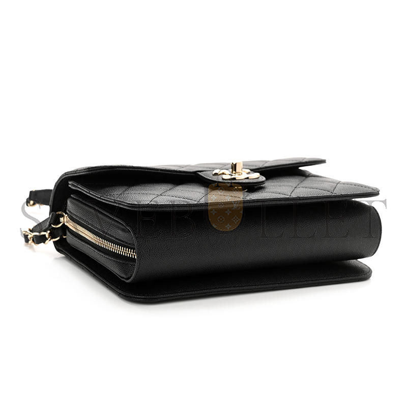 CHANEL CAVIAR QUILTED LARGE LIKE A WALLET FLAP AS3003 (22*16*8cm)