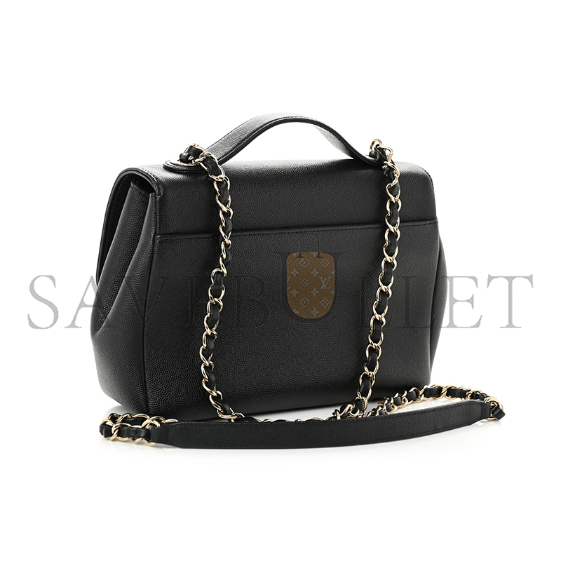 CHANEL CAVIAR QUILTED MEDIUM BUSINESS AFFINITY FLAP 1258730 (23*16*8cm)
