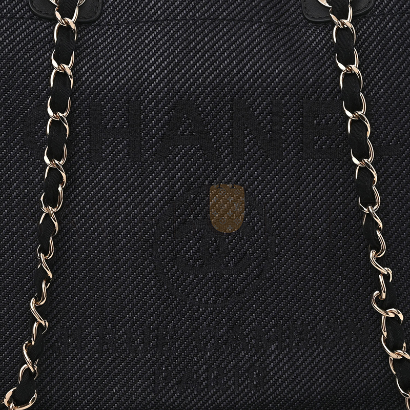 CHANEL MIXED FIBERS CALFSKIN MEDIUM DEAUVILLE TOTE 1180865 (39*29*20cm)