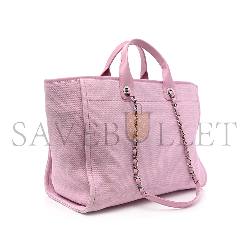 CHANEL MIXED FIBERS MEDIUM DEAUVILLE TOTE 1149317 (39*29*20cm)