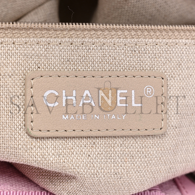 CHANEL MIXED FIBERS MEDIUM DEAUVILLE TOTE 1149317 (39*29*20cm)