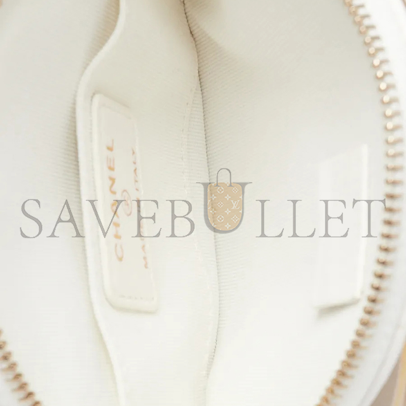 CHANEL ROUND CAMELLIA BOUQUET CLUTCH WITH CHAIN 1096754 (11*11*3cm)
