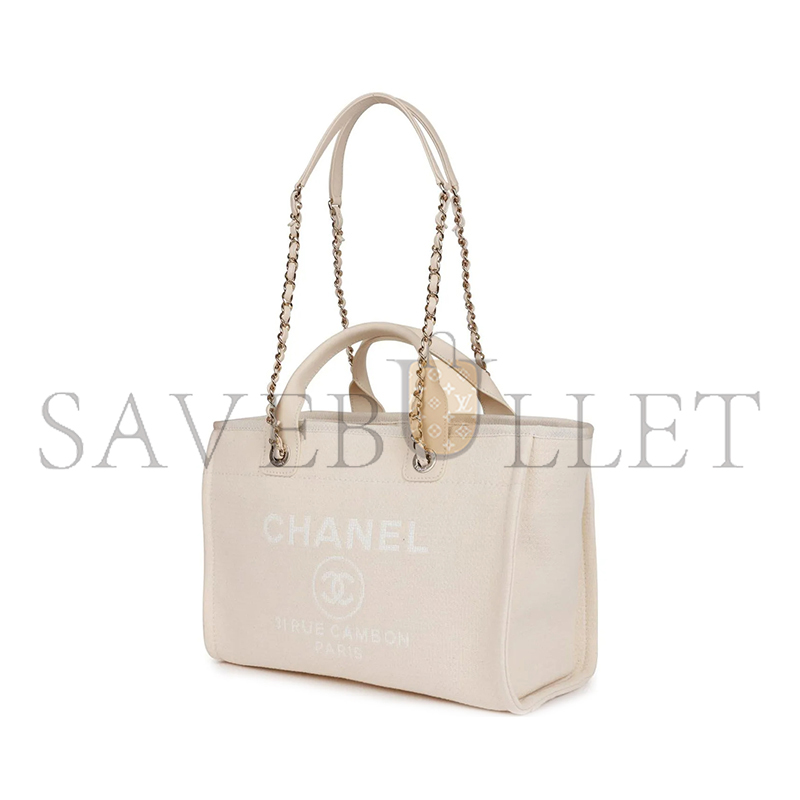 CHANEL LARGE DEAUVILLE SHOPPING BAG A66941 (50*30*22cm)