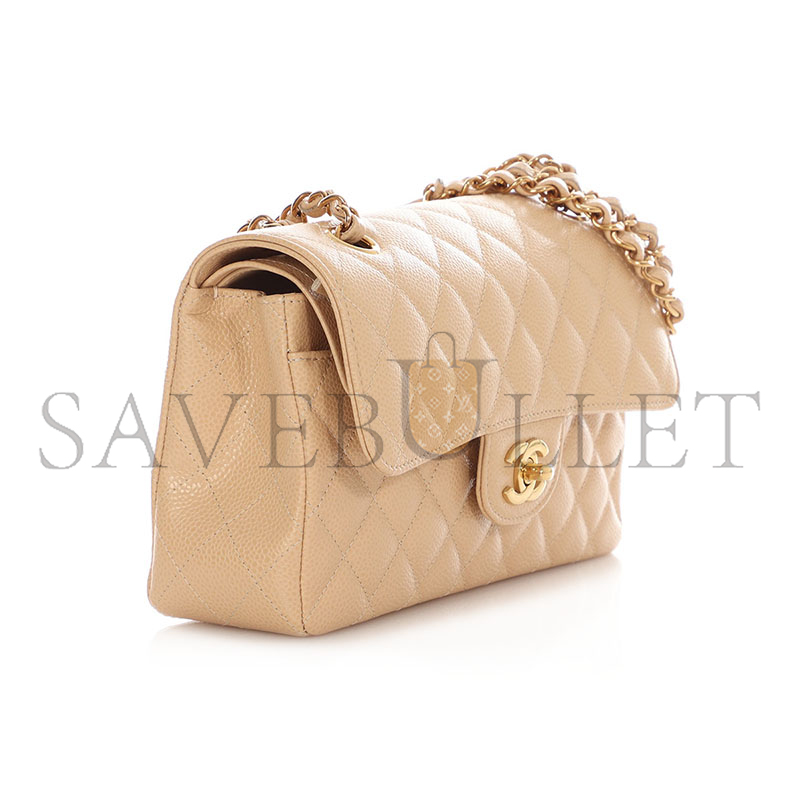 CHANEL CAVIAR SMALL CLASSIC DOUBLE FLAP 1540032 (23*13*6cm)