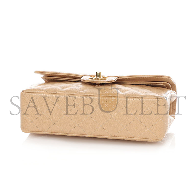 CHANEL CAVIAR SMALL CLASSIC DOUBLE FLAP 1540032 (23*13*6cm)