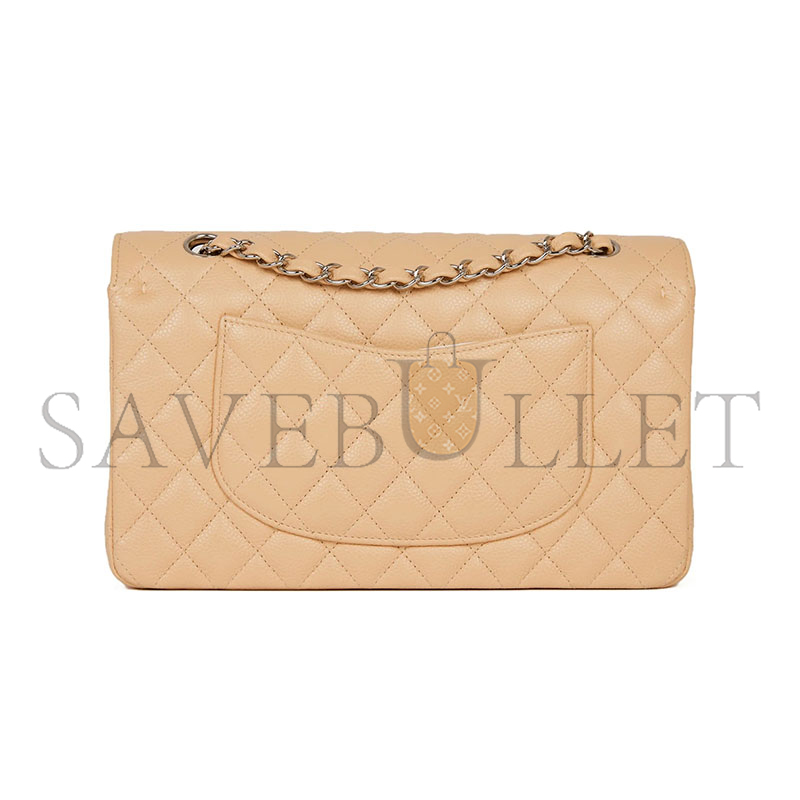 CHANEL CAVIAR QUILTED MEDIUM CLASSIC DOUBLE FLAP 1541024 (25*15*7cm)