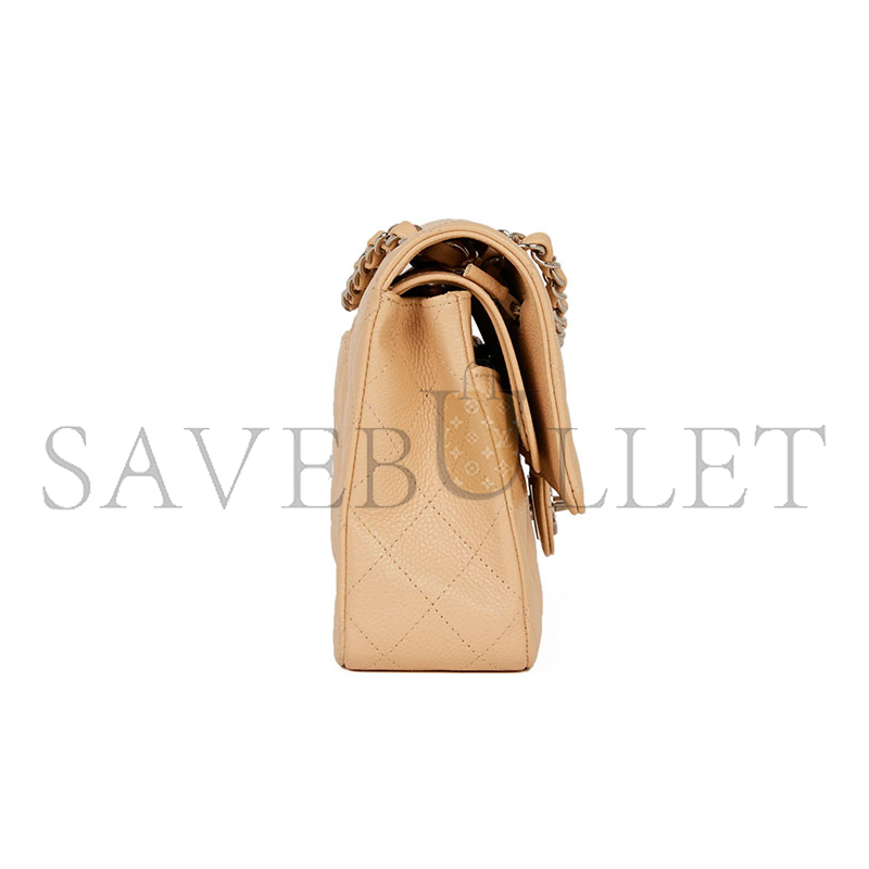 CHANEL CAVIAR QUILTED MEDIUM CLASSIC DOUBLE FLAP 1541024 (25*15*7cm)