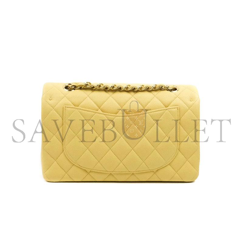 CHANEL CAVIAR QUILTED SMALL CLASSIC DOUBLE FLAP 1004512 (23*14*6cm)