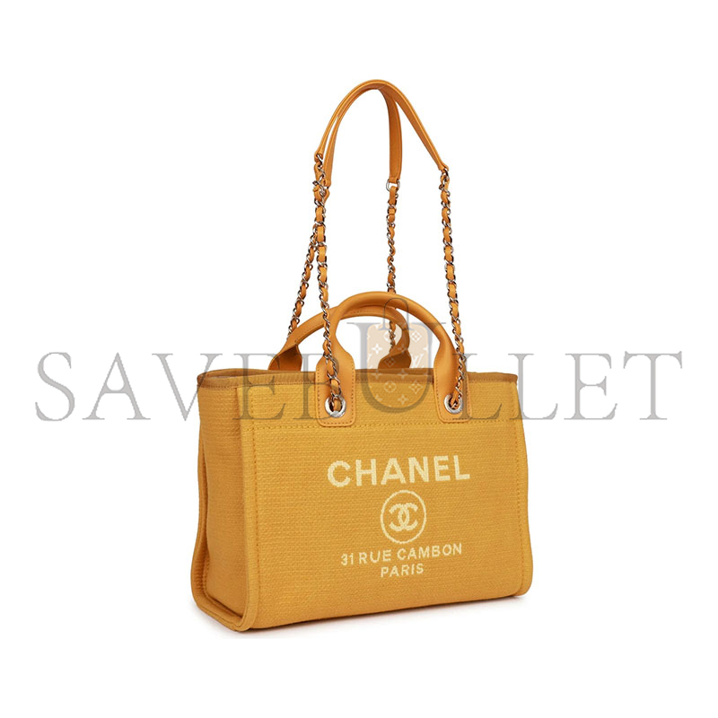 CHANEL MIXED FIBERS SMALL DEAUVILLE TOTE 1100412 (39*24*17cm)
