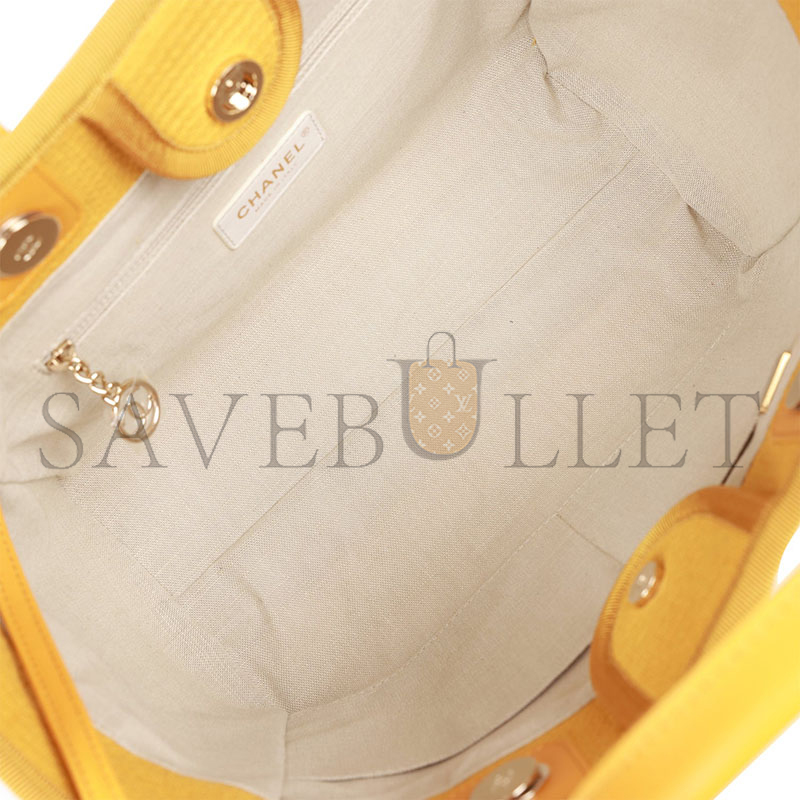 CHANEL MIXED FIBERS SMALL DEAUVILLE TOTE 1100412 (39*24*17cm)
