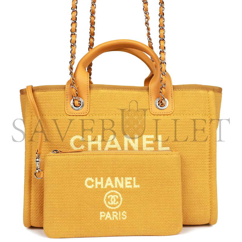 CHANEL MIXED FIBERS SMALL DEAUVILLE TOTE 1100412 (39*24*17cm)