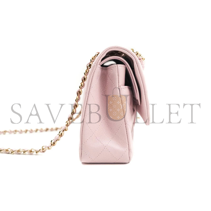 CHANEL CAVIAR QUILTED MEDIUM CLASSIC DOUBLE FLAP 1211045 (25*15*7cm)