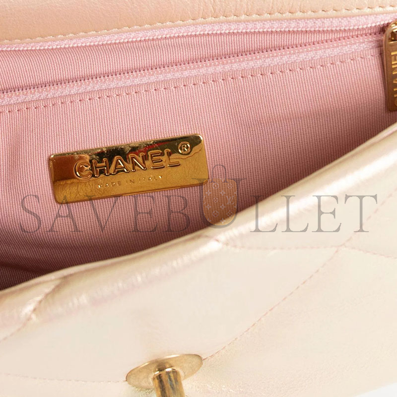 CHANEL IRIDESCENT MEDIUM 19 FLAP 1382980 (25*16*9cm)