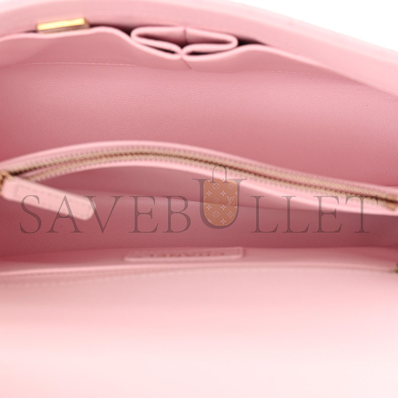 CHANEL CAVIAR QUILTED MEDIUM COCO HANDLE FLAP 1461424 (29*18*12cm)