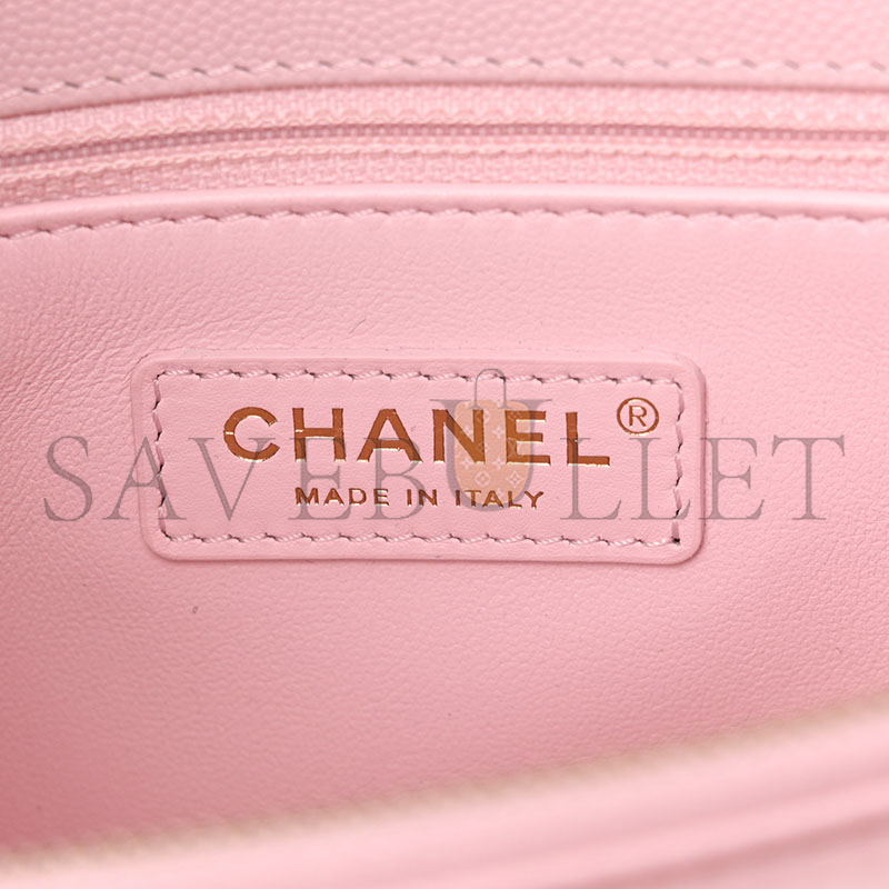 CHANEL CAVIAR QUILTED MEDIUM COCO HANDLE FLAP 1461424 (29*18*12cm)